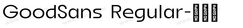 GoodSans Regular字体转换